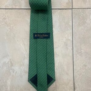 Brooks Brothers Silk Tie in Green and blue